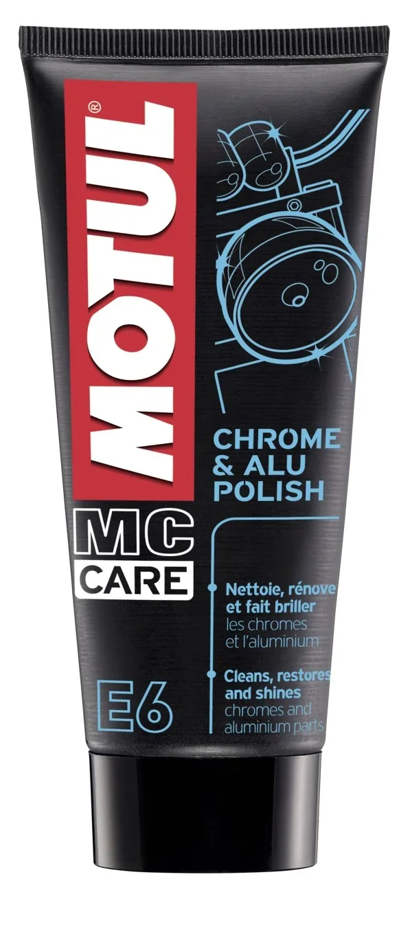 Kem đánh bóng chrome và nhôm Motul E6 100 ml